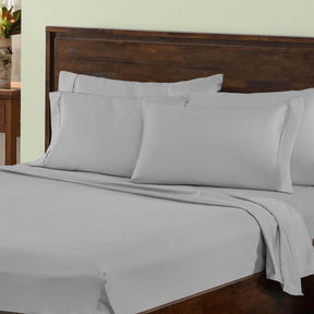 1000 Thread Count Cotton Blend Solid Deep Pocket Bed Sheet Set - Sheet Set by Superior