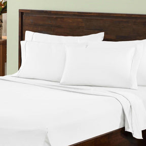 1000 Thread Count Cotton Blend Solid Deep Pocket Bed Sheet Set - Sheet Set by Superior