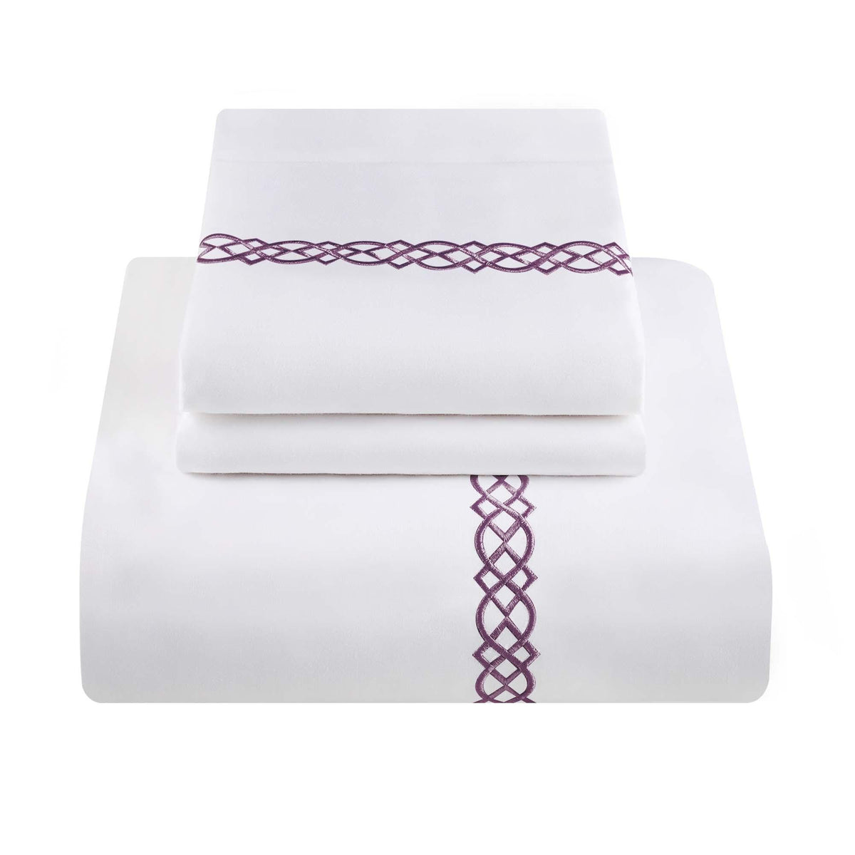 1000 Thread Count Egyptian Cotton Embroidered Duvet Cover Set - Duvet Cover Set by Superior