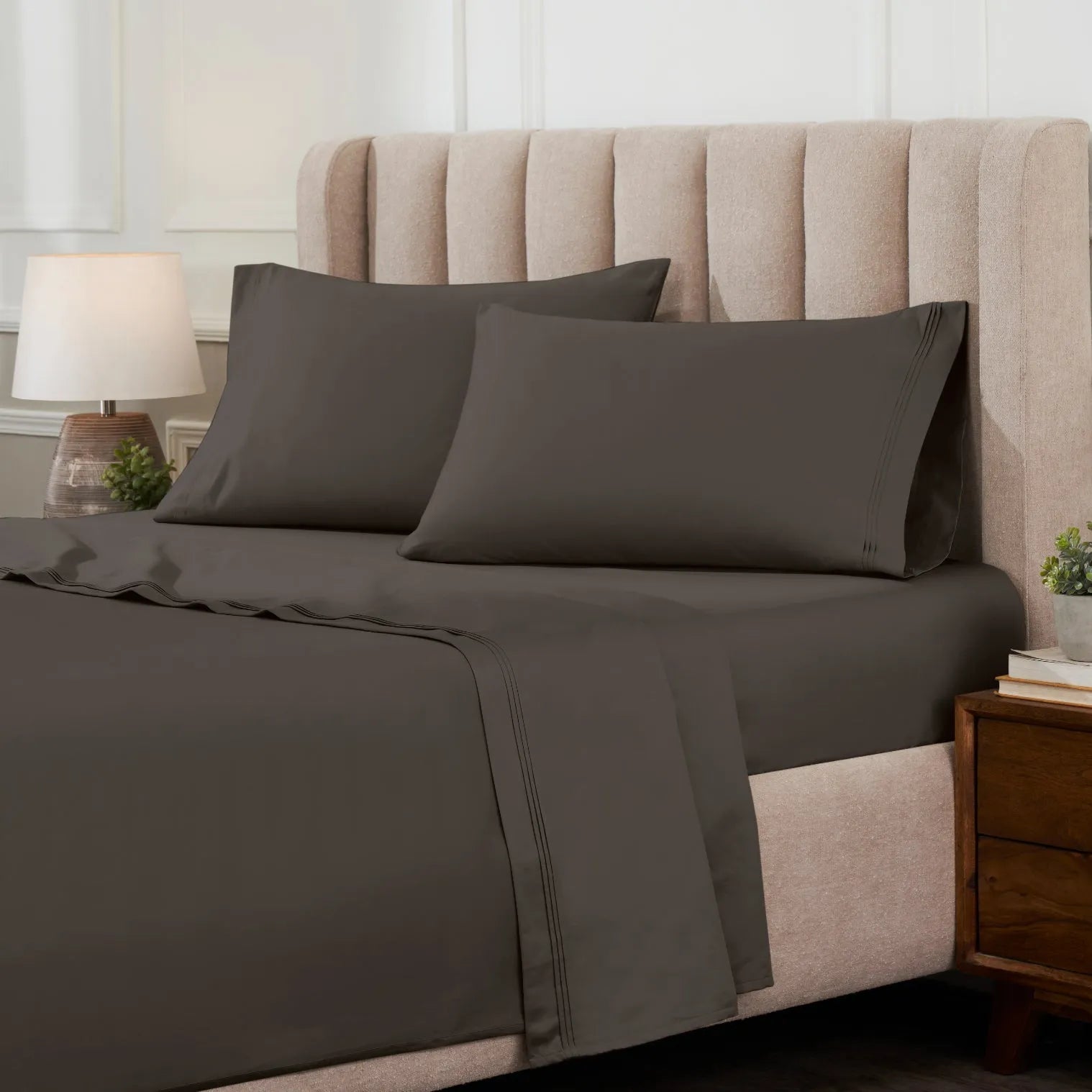 Egyptian Cotton 1000 Thread Count Extra Deep Solid Sheet Set