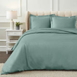 1200 Thread Count Egyptian Solid Cotton Duvet Cover Set - Duvet Cover Set by Superior