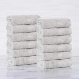 Rayon from Bamboo Ultra-Plush Assorted 12 Piece Face Towel Set