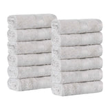 Rayon from Bamboo Ultra-Plush Assorted 12 Piece Face Towel Set