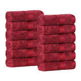 Rayon from Bamboo Ultra-Plush Assorted 12 Piece Face Towel Set