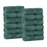 Rayon from Bamboo Ultra-Plush Assorted 12 Piece Face Towel Set