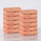 Rayon from Bamboo Ultra-Plush Assorted 12 Piece Face Towel Set