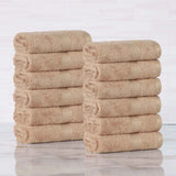 Rayon from Bamboo Ultra-Plush Assorted 12 Piece Face Towel Set