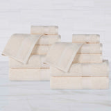 Ultra-Soft Rayon from Bamboo Cotton Blend Bath and Face Towel Set