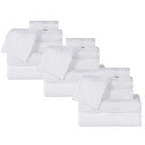 Rayon from Bamboo Cotton Blend Luxury Assorted 18 Piece Towel Set