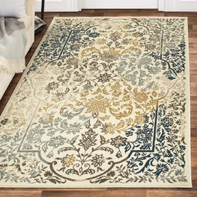 Ariza Oriental Floral Indoor Area Rug or Runner Rug - Rugs by Superior - Superior 