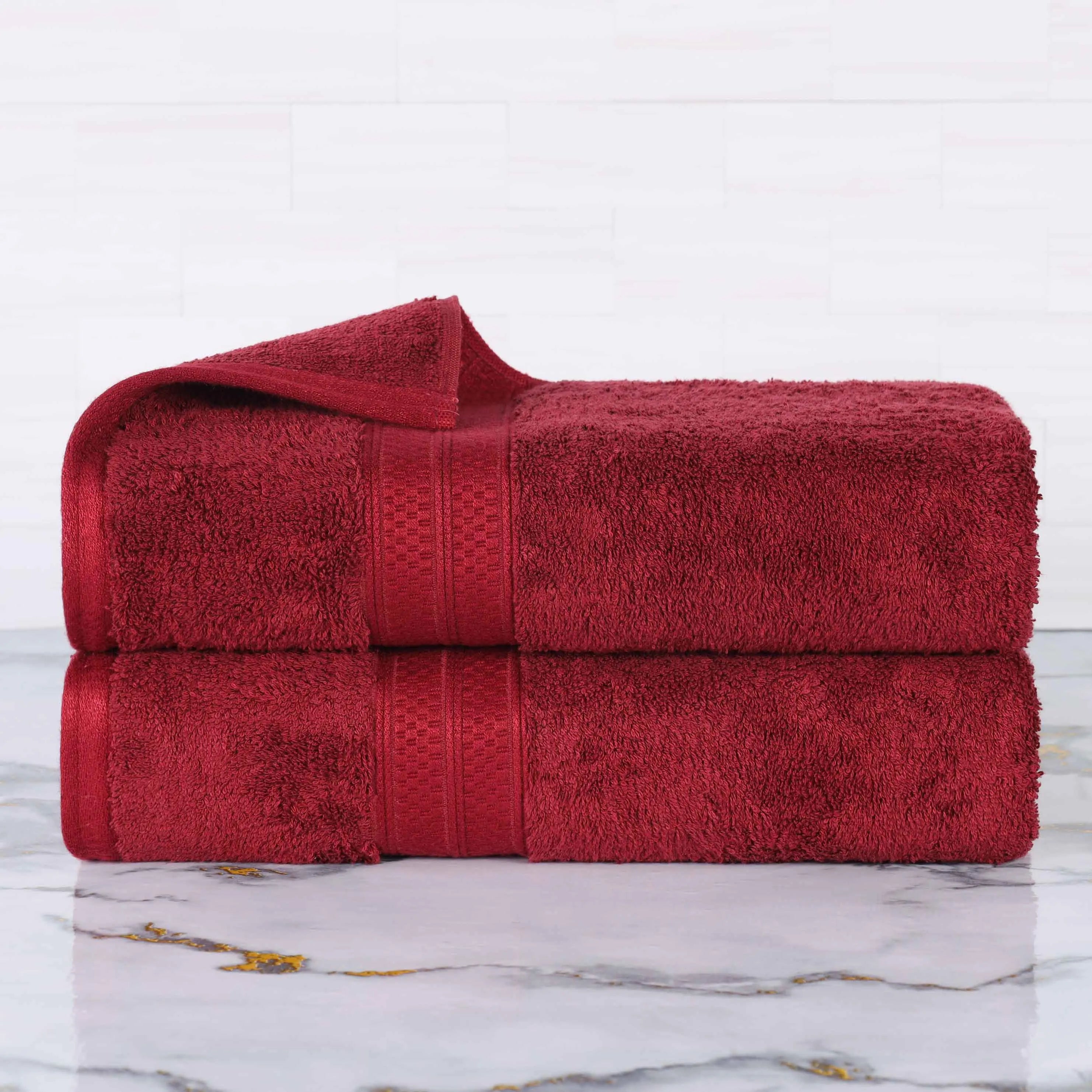 Rayon from Bamboo Plush Heavyweight 2 Piece Bath Towel Set