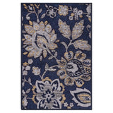 Jezabel Floral Non-Slip Washable Indoor Area Rug or Runner