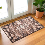 Oswell Medallion Non-Slip Washable Indoor Area Rug or Runner