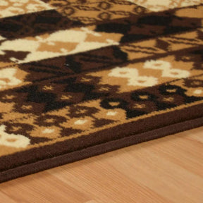 Tribal Geometric Mosaic Indoor Area Rug or Runner Rug - Rugs by Superior - Superior 