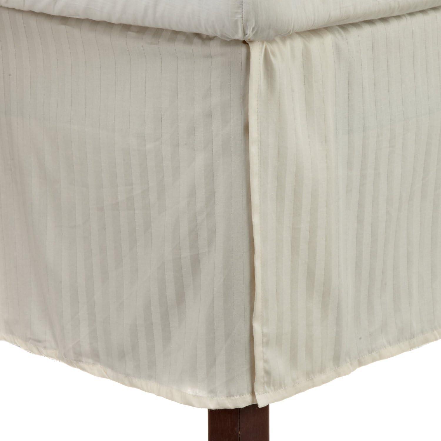 300 Thread Count Egyptian Cotton 15" Drop Striped Bed Skirt - by Superior