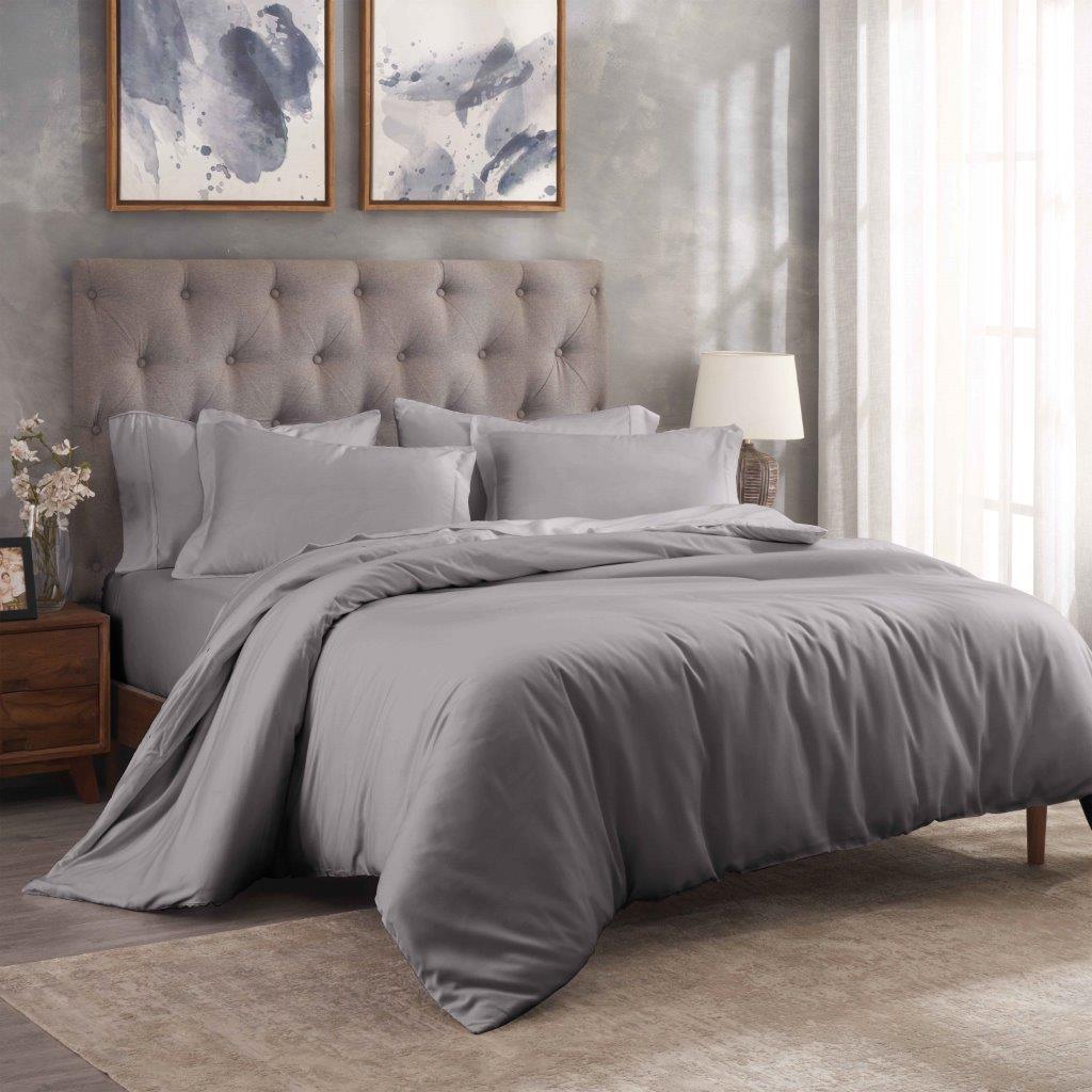 300 Thread Count Modal from Beechwood Solid Duvet Cover Set - Duvet Cover Set by Superior