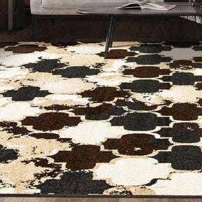 Makinley Heavily Distressed Moroccan Trellis Area Rug - Rugs by Superior - Superior 