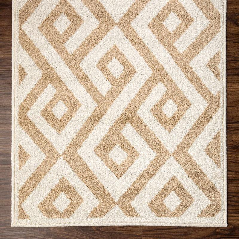 Saxton Geometric Contemporary Area Rug - Rugs by Superior - Superior 