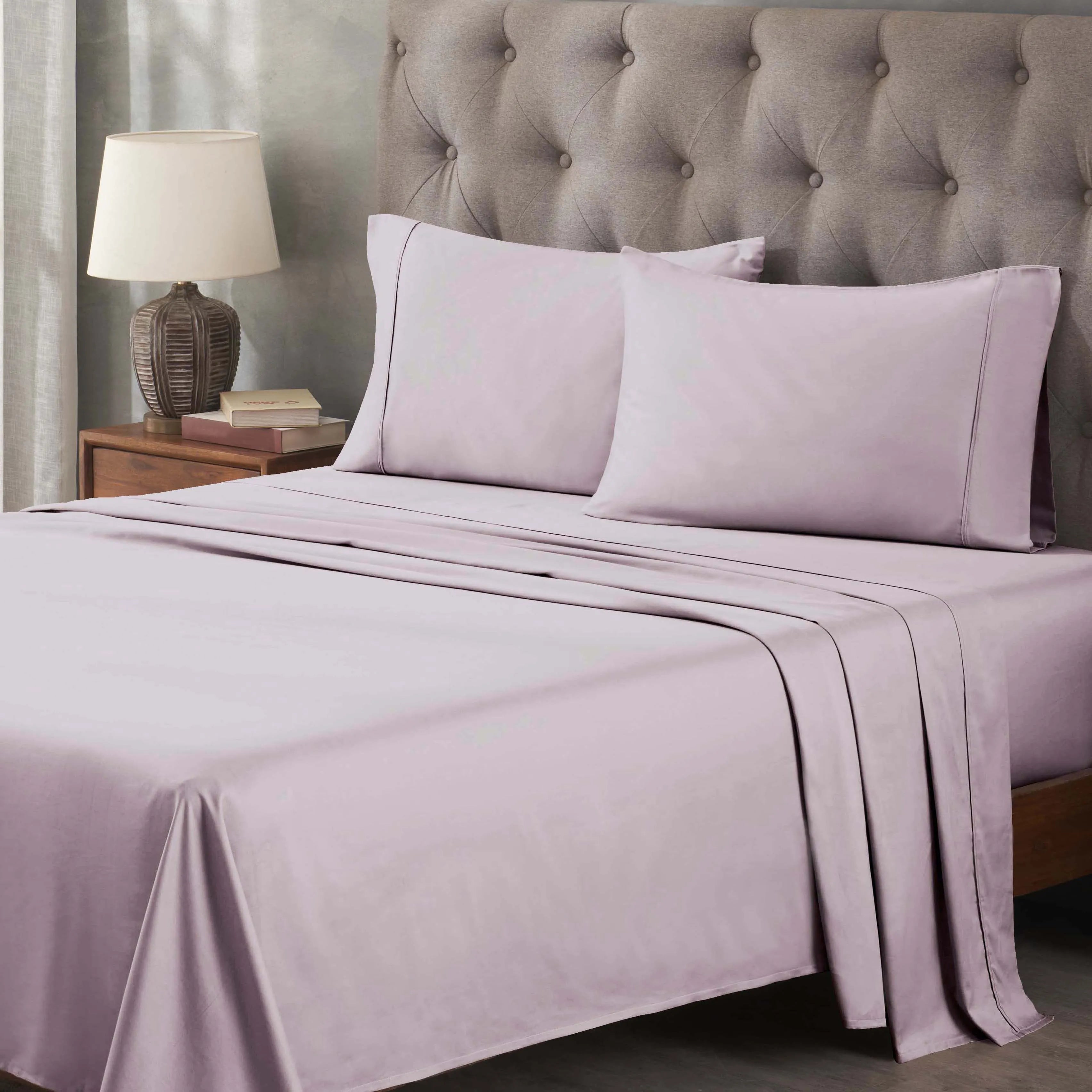 Egyptian Cotton 400 Thread Count Solid Deep Pocket Bed Sheet Set