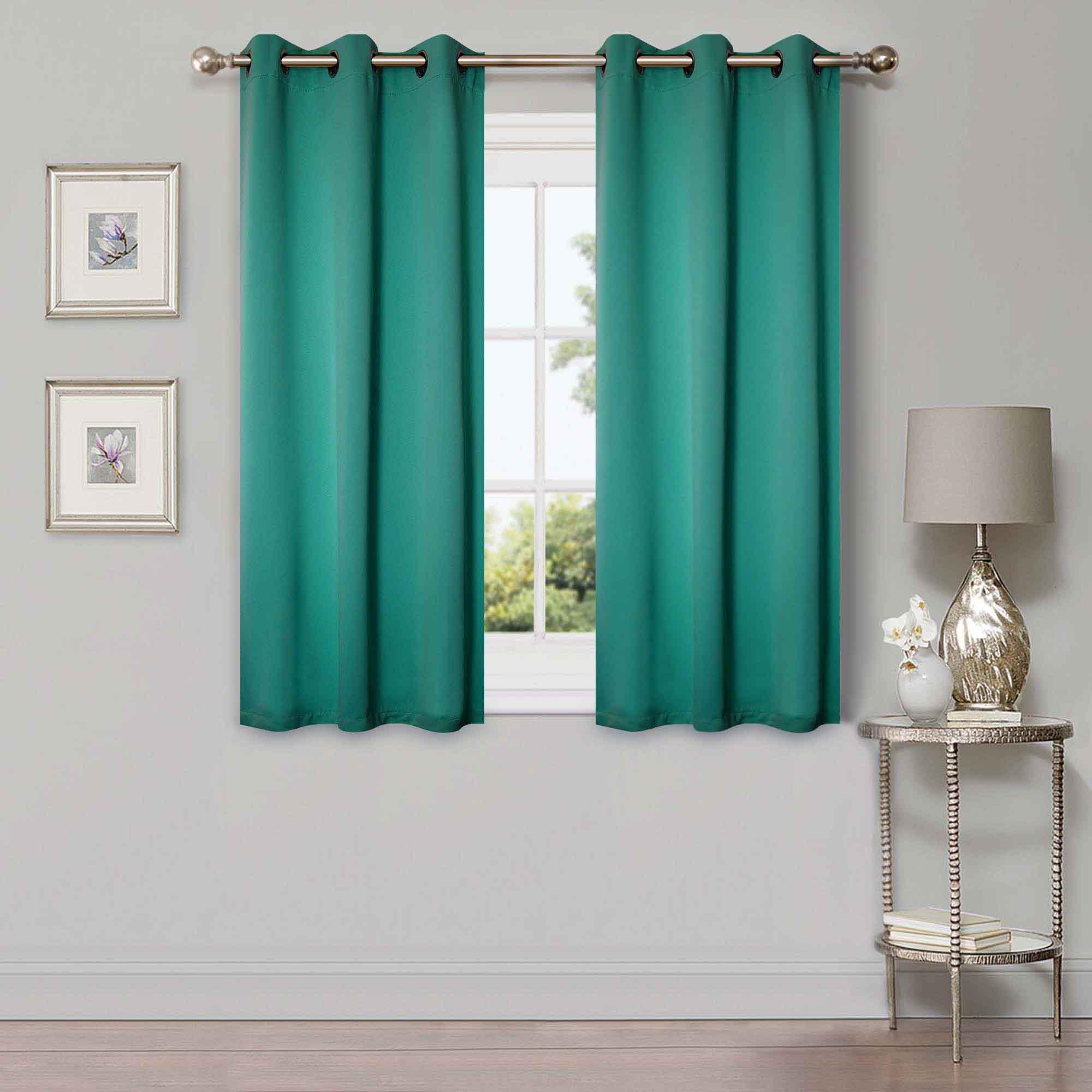 Solid Machine Washable Room Darkening Blackout Curtains, Set of 2 - Blackout Curtains by Superior