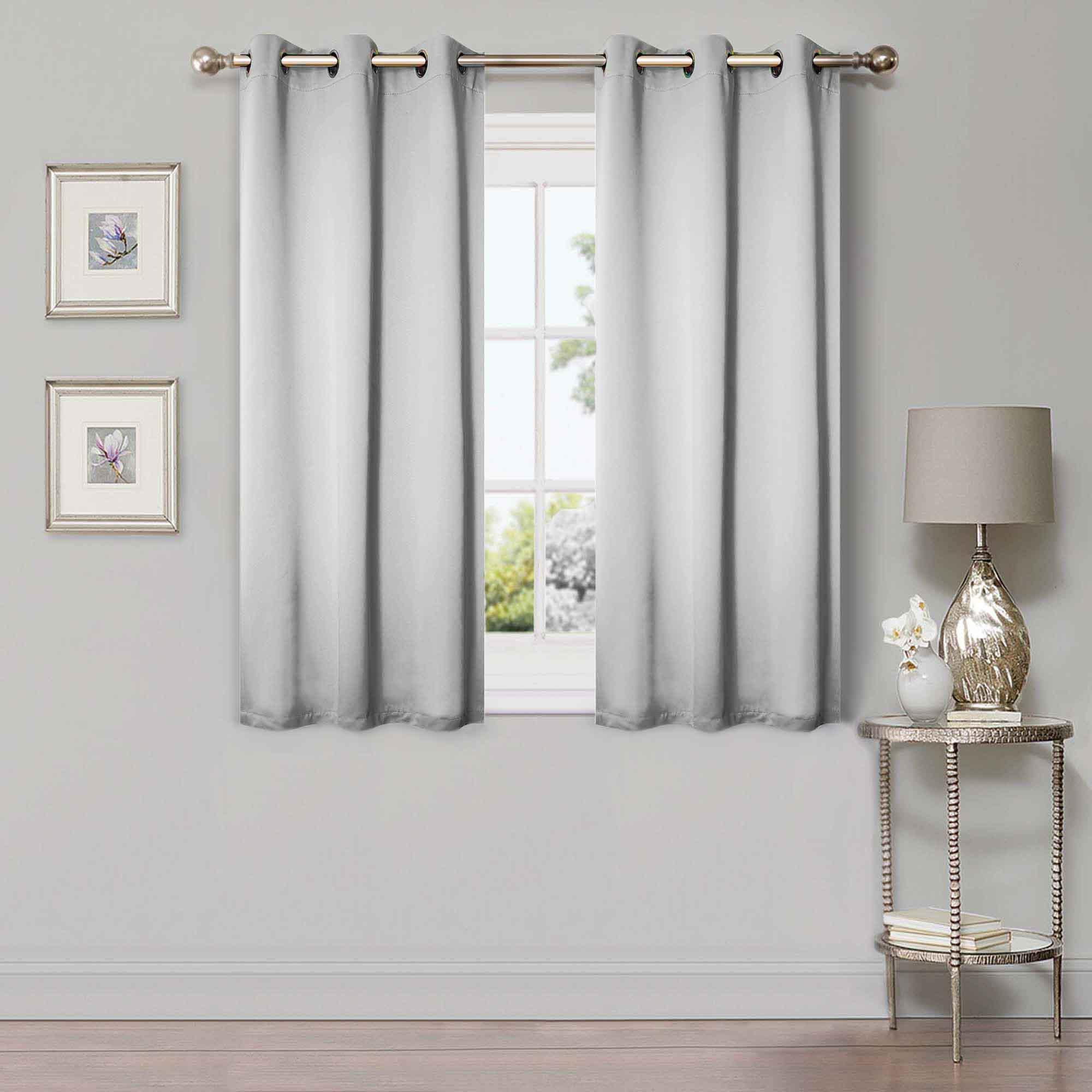 Solid Machine Washable Room Darkening Blackout Curtains, Set of 2 - Blackout Curtains by Superior