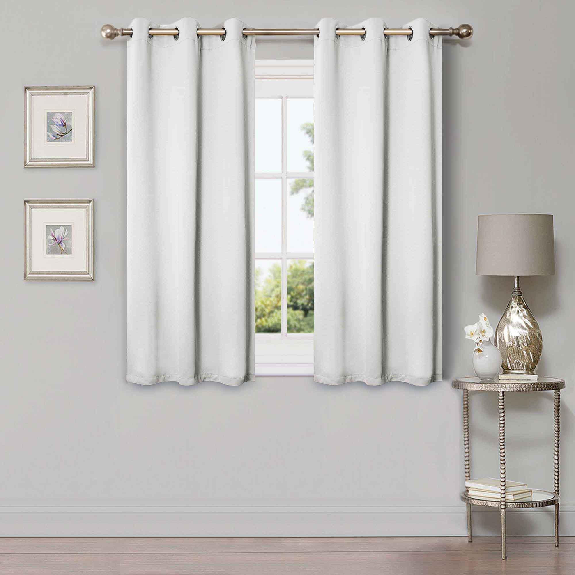 Solid Machine Washable Room Darkening Blackout Curtains, Set of 2 - Blackout Curtains by Superior