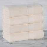 Ultra-Soft Rayon from Bamboo Cotton Blend 4 Piece Bath Towel Set