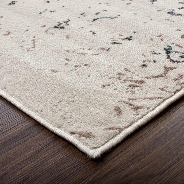 Ulani Distressed Modern Damask Indoor Area Rug - Rugs by Superior - Superior 