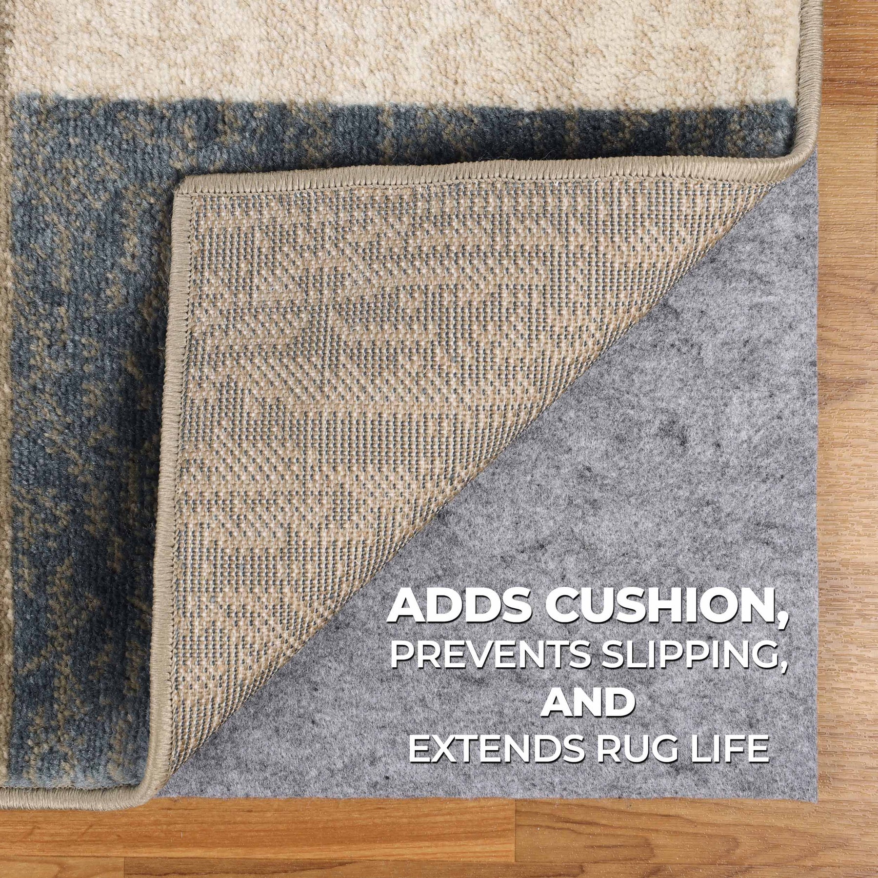 American Slide-Stop Reversible Superior Non-Slip Rug Pad For Rugs up to  3' x 5'