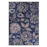 Jezabel Floral Non-Slip Washable Indoor Area Rug or Runner