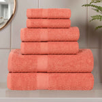 6 Piece Cotton Eco-Friendly Soft Absorbent Towel Set - Towel Set by Superior