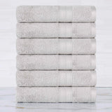 Rayon from Bamboo Ultra-Plush Heavyweight 6 Piece Hand Towel Set