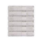 Rayon from Bamboo Ultra-Plush Heavyweight 6 Piece Hand Towel Set