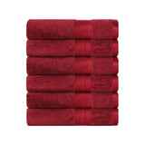 Rayon from Bamboo Ultra-Plush Heavyweight 6 Piece Hand Towel Set