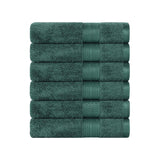 Rayon from Bamboo Ultra-Plush Heavyweight 6 Piece Hand Towel Set