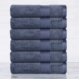 Rayon from Bamboo Ultra-Plush Heavyweight 6 Piece Hand Towel Set