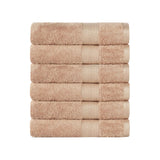 Rayon from Bamboo Ultra-Plush Heavyweight 6 Piece Hand Towel Set