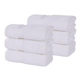 Zero Twist Cotton Solid Ultra-Soft Absorbent Hand Towel Set of 6 - Hand Towel by Superior