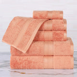 Rayon from Bamboo Ultra-Plush Heavyweight Assorted 6 Piece Towel Set