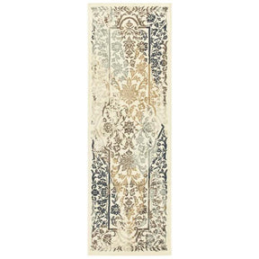 Ariza Oriental Floral Indoor Area Rug or Runner Rug - Rugs by Superior - Superior 