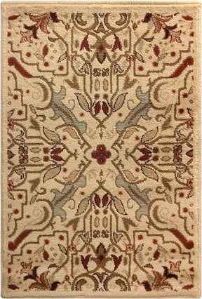 Camille Traditional Floral Medallion Scroll Indoor Area Rug - Rugs by Superior - Superior 