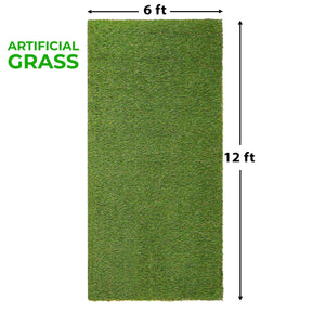 Artificial Grass Lawn Turf Indoor/ Outdoor Area Rug - Green