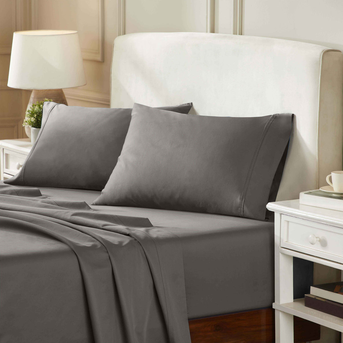 850 Thread Count Cotton Solid Luxury Pillowcases, Set of 2 - Pillowcases by Superior