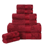 Ultra-Soft Rayon from Bamboo Cotton Blend 8 Piece Towel Set