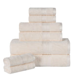 Ultra-Soft Rayon from Bamboo Cotton Blend 8 Piece Towel Set