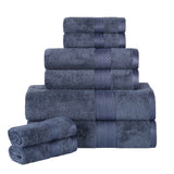 Ultra-Soft Rayon from Bamboo Cotton Blend 8 Piece Towel Set