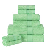 Ultra-Soft Rayon from Bamboo Cotton Blend 8 Piece Towel Set