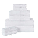 Ultra-Soft Rayon from Bamboo Cotton Blend 8 Piece Towel Set