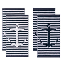 Yacht Club Egyptian Cotton Oversized 4 Piece Beach Towel Set - Beach Towel by Superior - Superior 