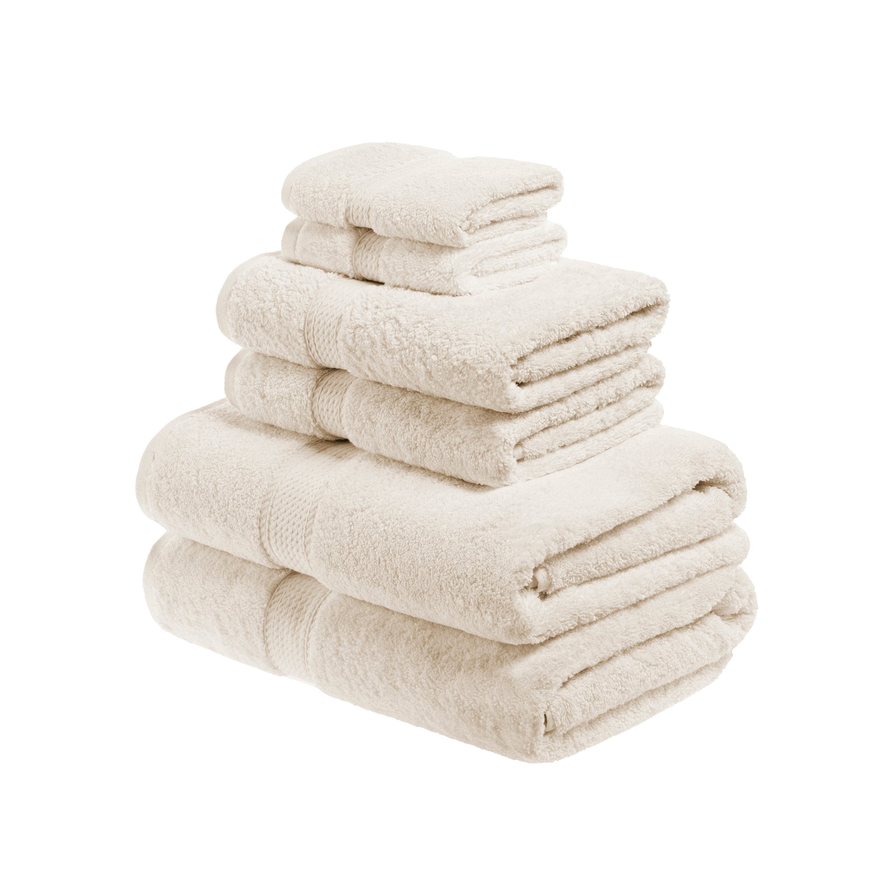 Egyptian Majestic 6-Piece Heavy Weight 100 Percent Cotton Towel Set 